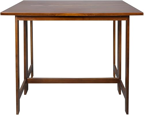 Miniatura 6 de Casual Home Consola plegable de madera maciza para mesa convertible de comedor