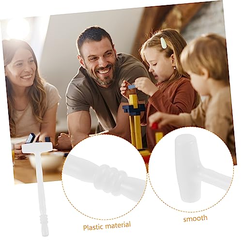 FOYTOKI 12Pcs Adereços Ferramenta Pequenos Martelos De Martelar Blocos De Construção De Plástico Mar