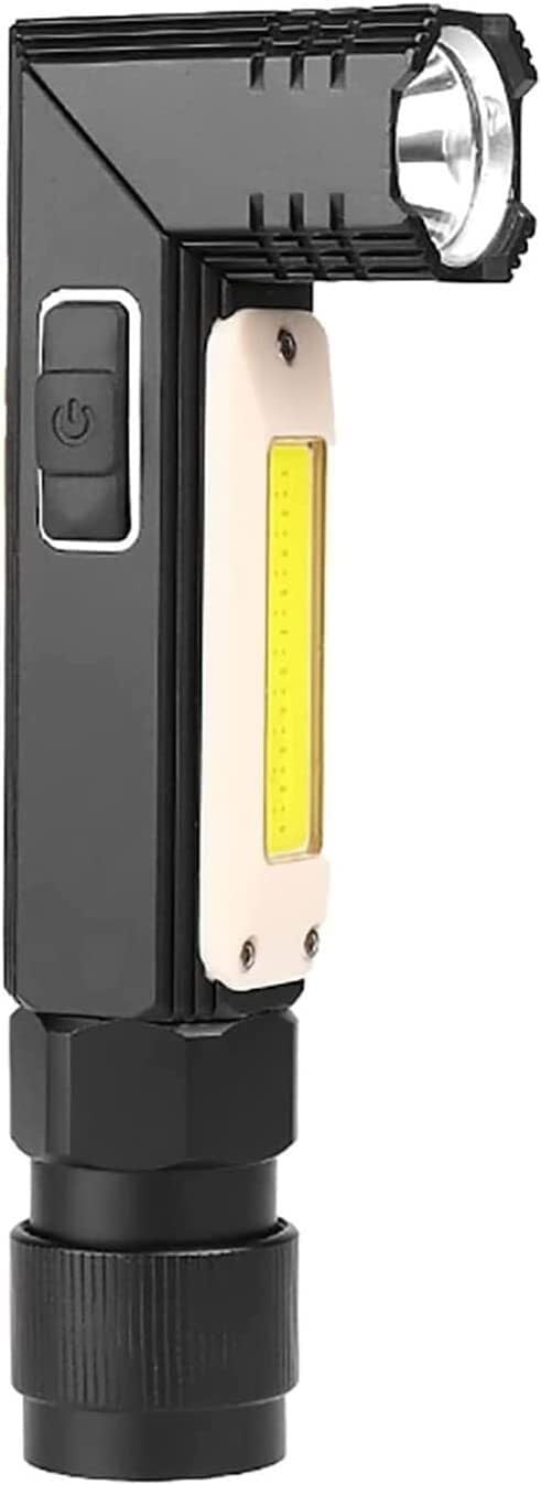QFGVMXBWKZH LED Flashlight Bright, Zoomable Tactical Flashlights with High Lumens and 5 Modes for Emergency and Outdoor Use -Camping Accessories