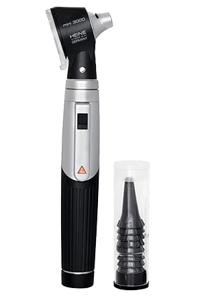 HEINE NATIONAL Otoscope Mini 3000 with Handle with (10) disposable speculums
