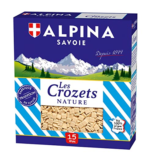 Crozets nature Alpina Savoie lot de 3 paquets de 400g pour vos repas savoyards