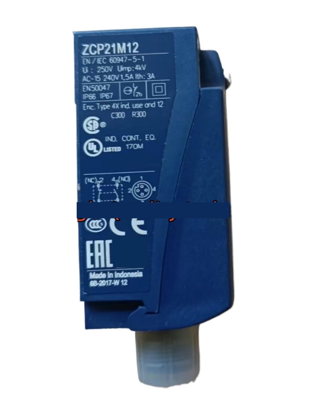 ZCD21M12 ZCP21M12 fin de course robuste avec connecteur métallique pour machines de précision