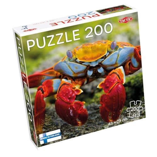 Tactic Puzzle Animaux Crabe Coloré 200 pièces Puzzle en carton