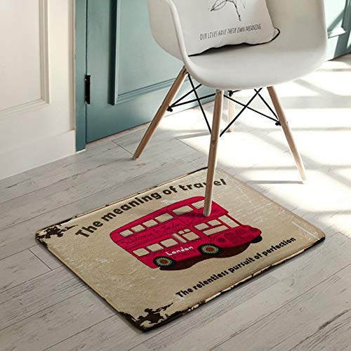 Tapis créatif européen rectantulaire MU Tapis de sol antidérapant