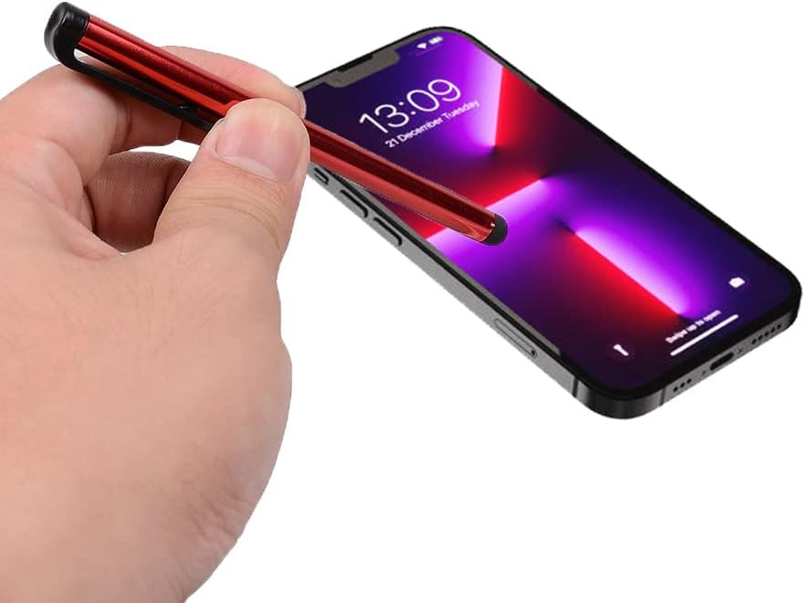 Miniatura 8 de IC ICLOVER Paquete de 10 lápices capacitivos, ligero de 4.1 pulgadas, pantalla táctil de metal, lápiz capacitivo para escribirdibujar, apto para