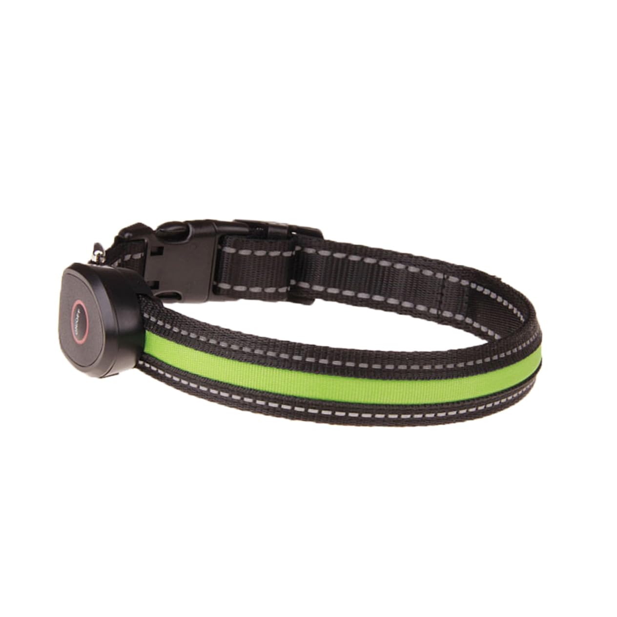 Kisangel Collar para Perro con 3 Luces Led Recargables Seguridad para Caminar De Noche Tamaño Ajustable
