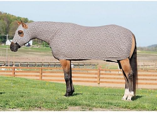 Weaver Leather Medium Equiskinz Lycra Horse Sheet Leopard Medium