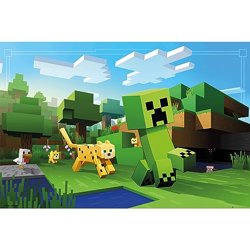 GB Eye LTD, Minecraft, Ocelot Chase, Maxi Poster, 61 x 91,5 cm