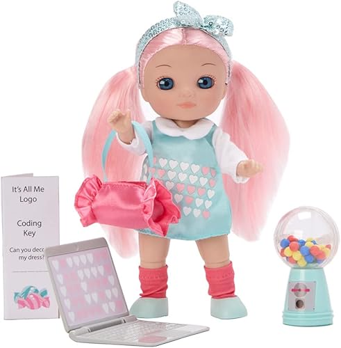 Miniatura 4 de Madame Alexander 8" It's All Me! Candy + Muñeca codificadora, tono de piel claro