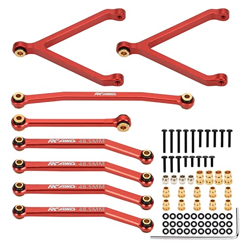 RCWAD Full Alloy FMS Fcx24 Servo Linkage Steering Link, Tie Rod w/Brass Pivot Ball
