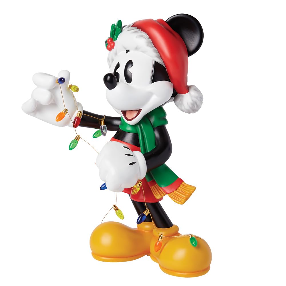 ディズニー　ミッキー クリスマス　3Dプレート 1997年 エネスコ Disney Traditions】ミッキー＆ミニー キス | GUND, enesco