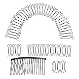 Wire Hair Combs – Pro | U Pin – Peignes À Cheveux Latéraux Extensibles En Fil De Fer Pour...