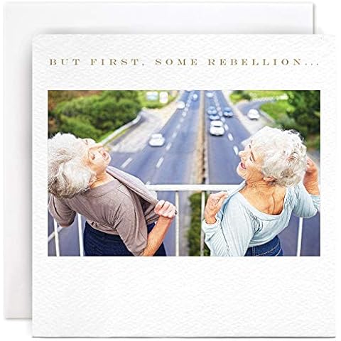 Susan O'Hanlon Blank Birthday Card - Bridge Exposure First Some Rebellion Cover