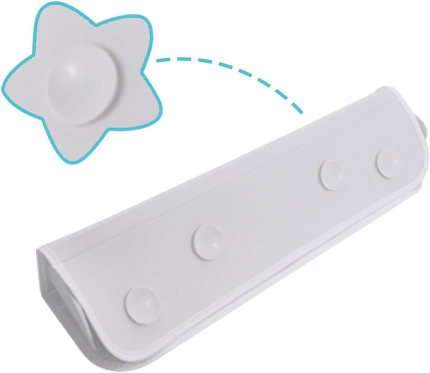 Shower Splash Guard - Portable Shower Protector, Foldable Bathtub Protector | Foldable Shower Splash Guard, Silicone Bath Edge Protector for Child