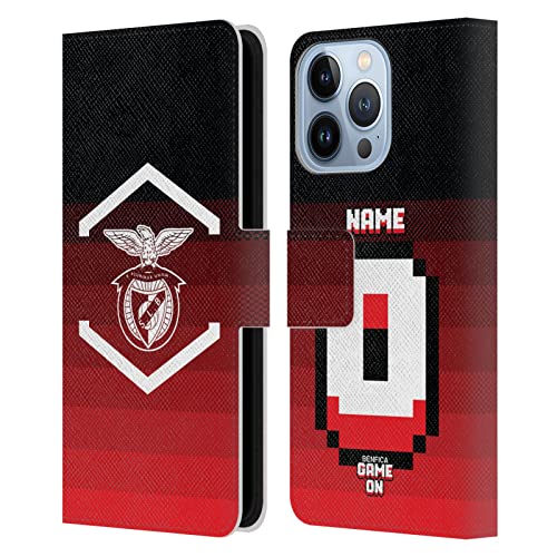 Coque en cuir iPhone 13 Pro Benfica personnalisée avec fentes cartes