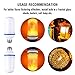 LED Flame Light Bulb 4 Modes Flickering Fire Effect Light E26 Base for Holiday,Home, Party, Restaurant, Outdoor Decoration