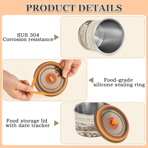 ATTX Lata para Café Hermética Acero 900 ml miniatura 4