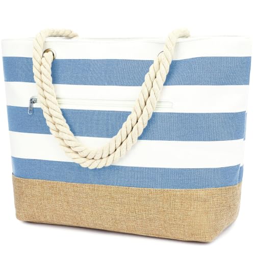Fammart Large Beach Bags for Women, Oversized Travel Tote Bag Pool Bag