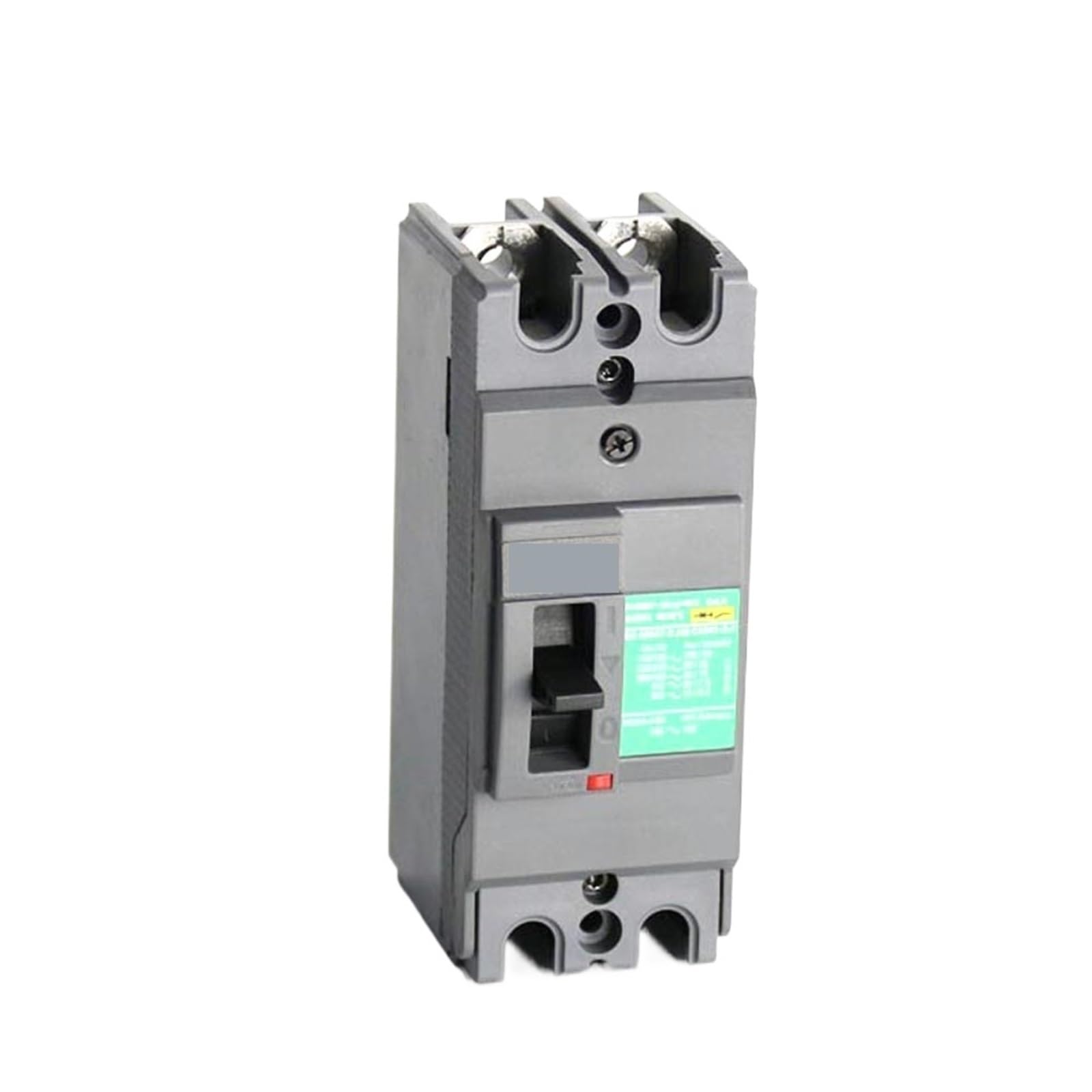 Interruptor automático de aire fijo, doble y trifásico, MCCB, CA 440 V, 25 KA, disyuntor de caja moldeada con sobrecarga.(2,60A)