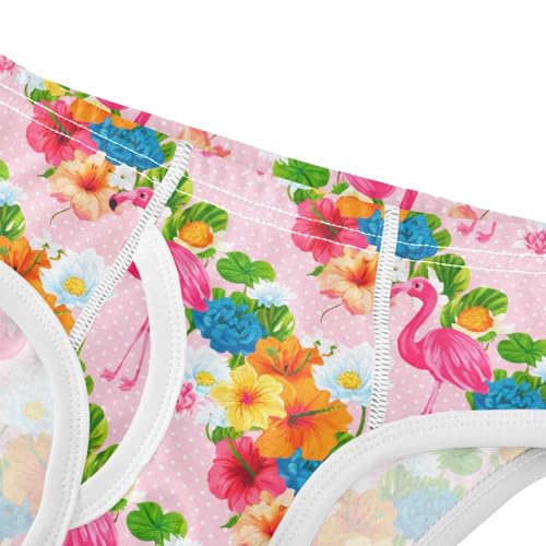 Pink Flamingos Flowers Toddler Boy's Underwear 2T 202c18414