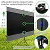 Elite Screens Tripod, 60-Inch 16:9 Portable Projector Screen with Stand MaxWhite 2, 1.1 Gain, Adjustable Indoor Outdoor Pull Up Projection Screen for Home Theater, Office & Classroom, T60UWH, Black