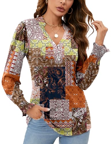 Anyally Women’s Chiffon Blouse – V-Neck Short Sleeve Tunic Top With Ruffle Sleeves, For Leggings & Casual Wear (3XL, Black)