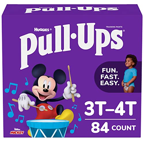 Pull-Ups Boys' Potty Training Pants, 3T-4T (32-40 Lbs), 84 Count (Packaging May Vary) #TOP7