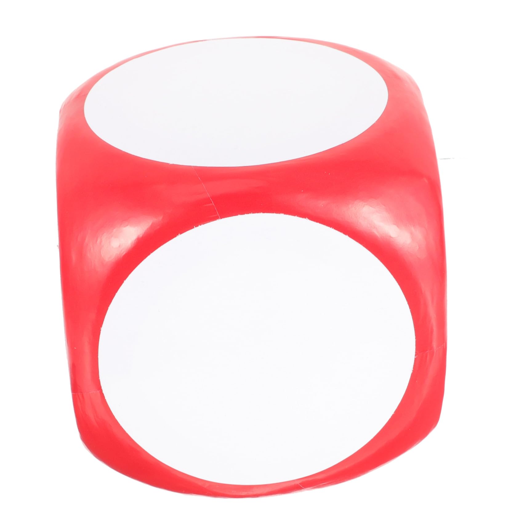 Dado de Espuma en Blanco, Dados de Juego Grandes, Rojo