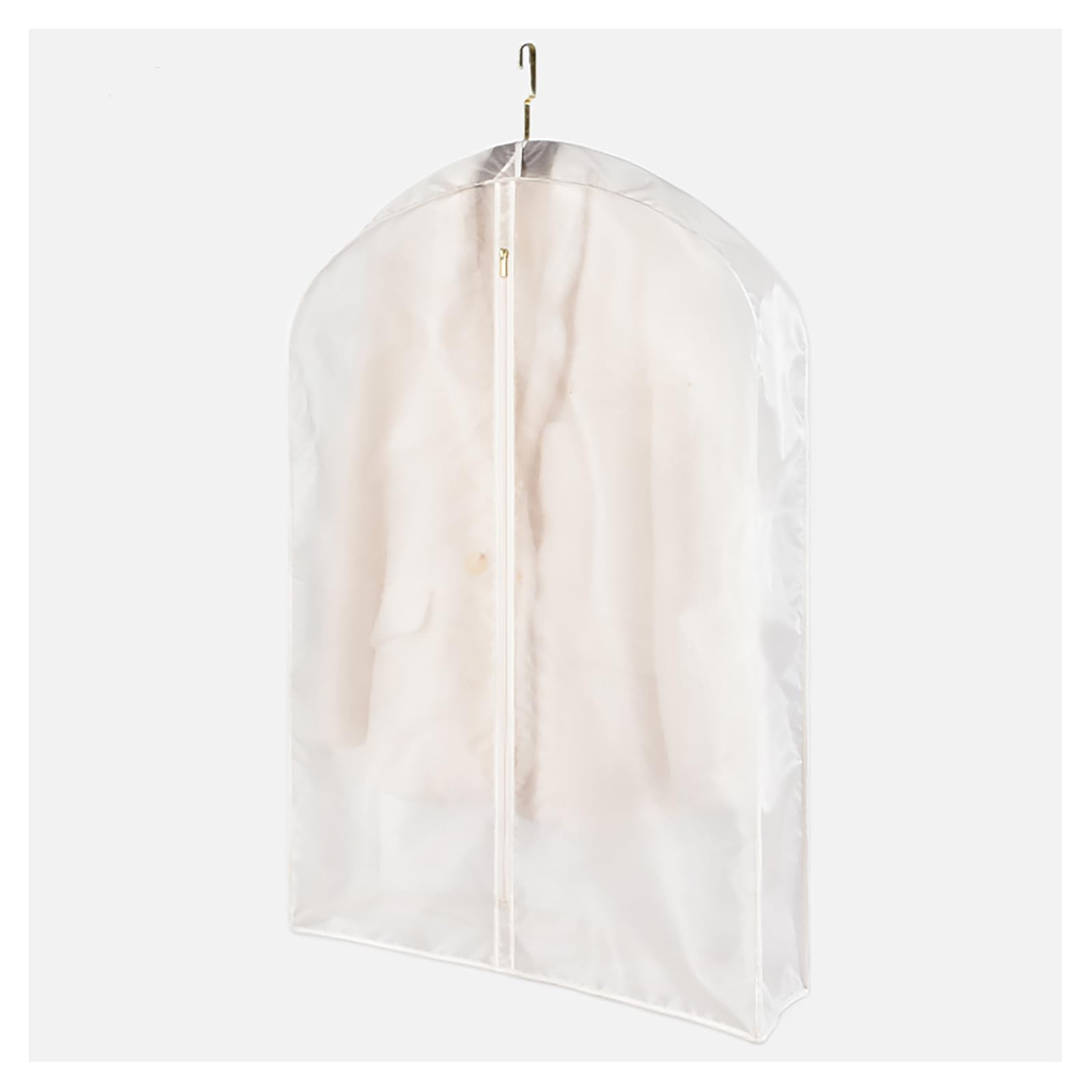Kleidersäcke Aus 100 % Seide, Luxuriöser Kleidersack Zum Aufhängen, Atmungsaktiver Kleidersack, Staubdicht, Mottensicher, Kleiderschutzhüllen Für Pelz, Kleid, Mantel, Jack(Size:60×140CM,Color:breiter)