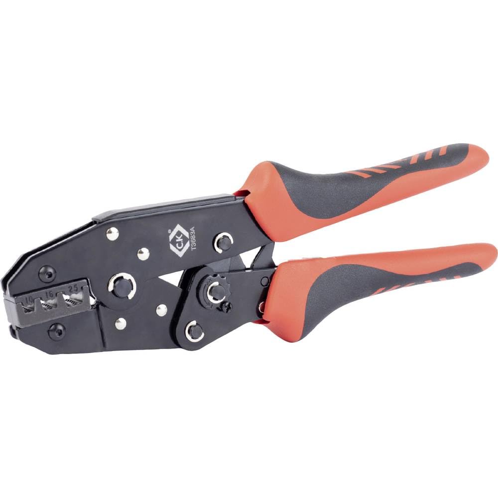 CK Tools Ratchet Crimping Pliers For Bootlace Ferrules 10 - 25mm²
