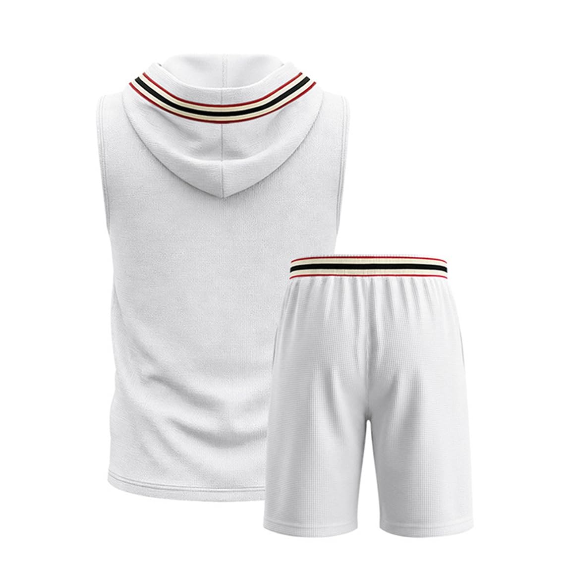 Générique Ensemble Homme Été 2 Pièces Débardeur Sans Manches et Short en Lin Mélangé Tenue Décontractée Respirante Style Casual Plage Vacances