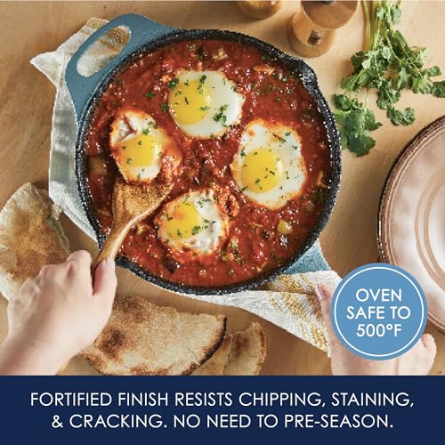 Rachael Ray NITRO Frying Pan 12-inch Blue thumbnail 5