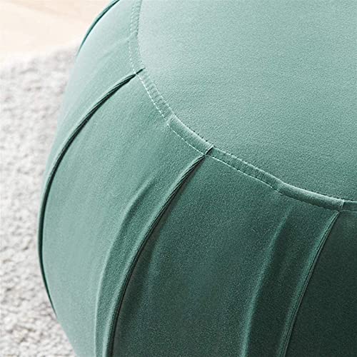 Tabouret de Pied Vert en Bois Massif Stable et Confortable