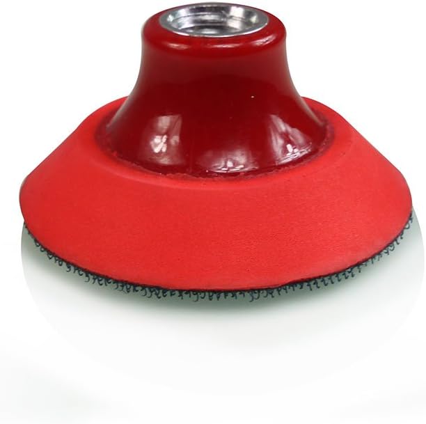 TORQ R5 Rotary Backing Plate with Hyper Flex Technology, Red (3 Inch)