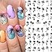 Produktbild PMSMT 1pcs Black Coconut Tree 3D Nagelaufkleber Summer Ocean Palm Series Transferaufkleber Nagelaufkleber DIY Nageldekoration 2020 neueste