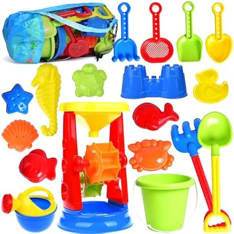 FUN LITTLE TOYS Kids Beach Sand Toys Set Cover