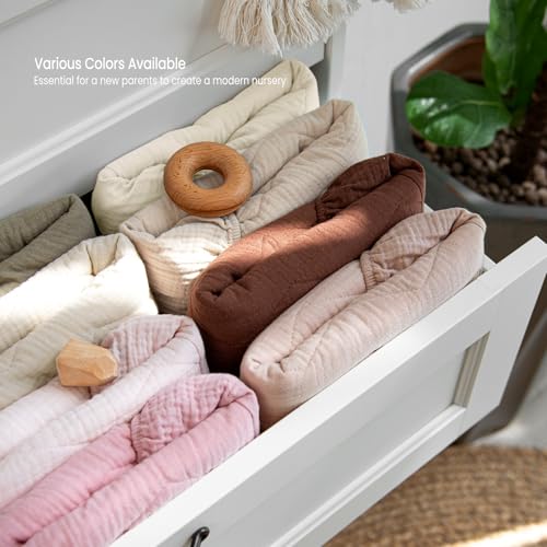 Drap de matelas à langer lulumoon matelassé haute qualité - 7