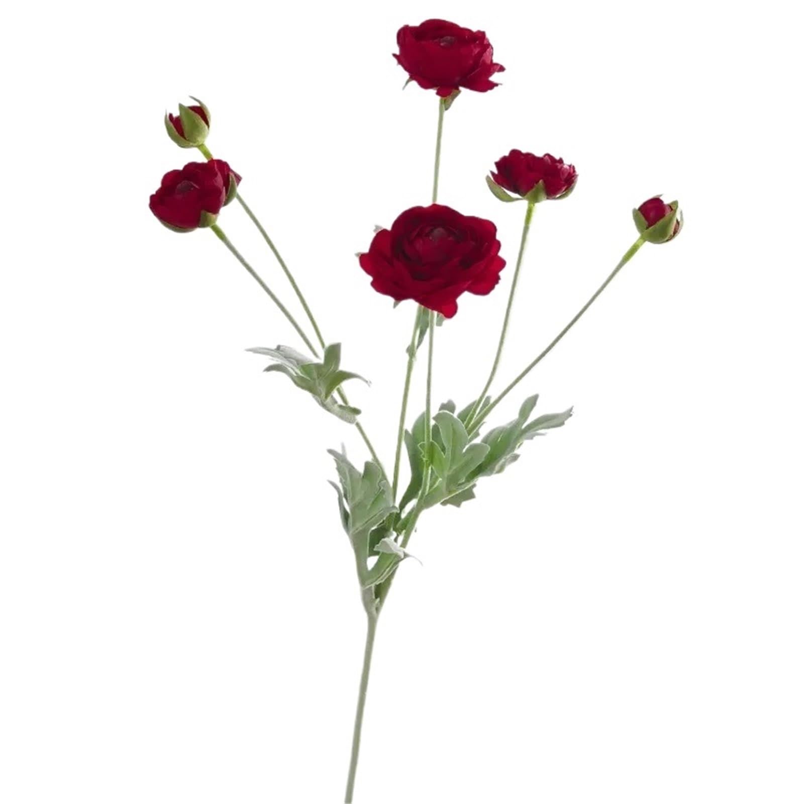 LuoAXINN Artificial Flower Branches 6 Heads/Bouquet Peonies Artificial Flowers Wedding Home Decoration(Color4)