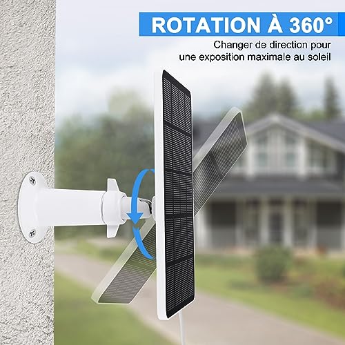 Cámara de seguridad exterior con panel solar y protección impermeable total 3