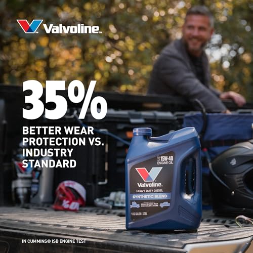 Image of Valvoline Heavy Duty Synthetic Blend 15W-40 Diesel Engine Oil 1 Gallon
