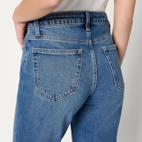 Amazon Essentials Women's High-Rise Straight Leg Jean4