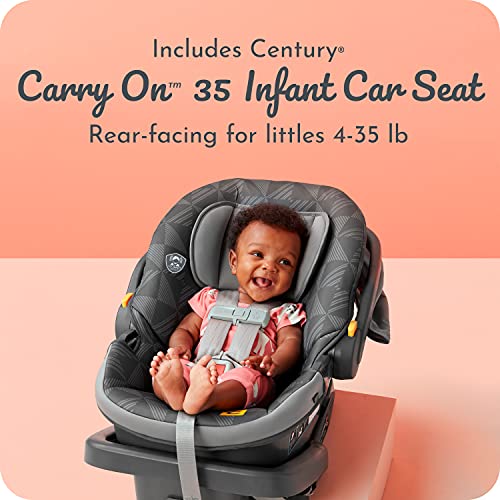 Century Stroll On 3-Wheel 2-In-1 Lightweight Travel System – Infant Car Seat And Stroller Combo, Splash #TOP3