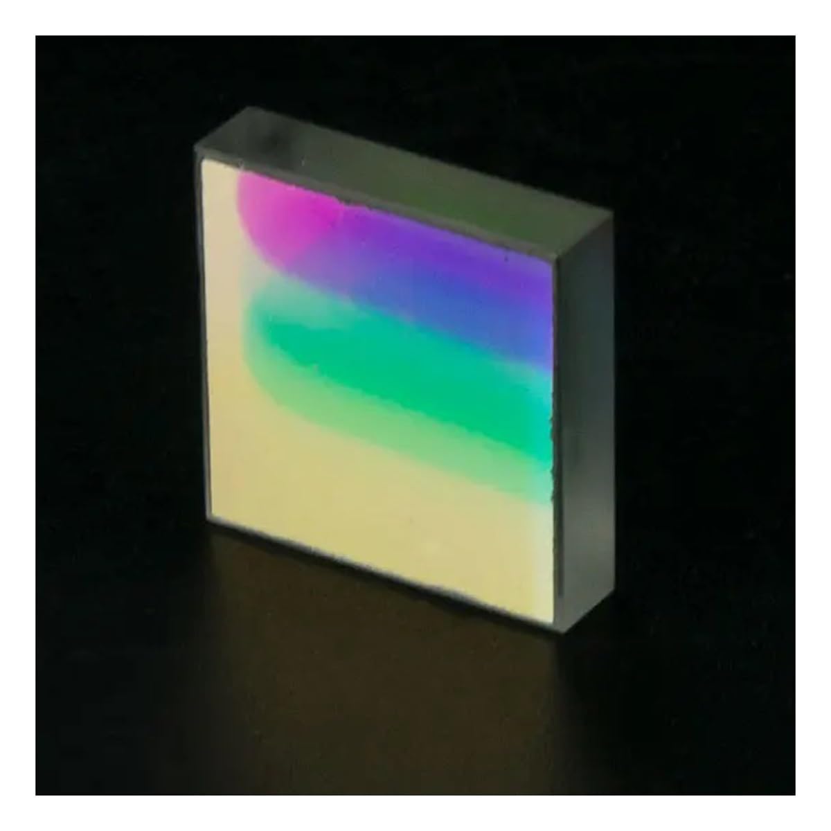 Optische Glaslinse 25 x 25 mm liniertes Beugungsgitter, 600-Linien-Reflexionsgitter, K9, optische Präzisionskomponente, Wellenlänge 780 nm