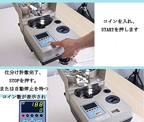 KALELAISU コインカウンター 1500枚/分 の商品画像 3