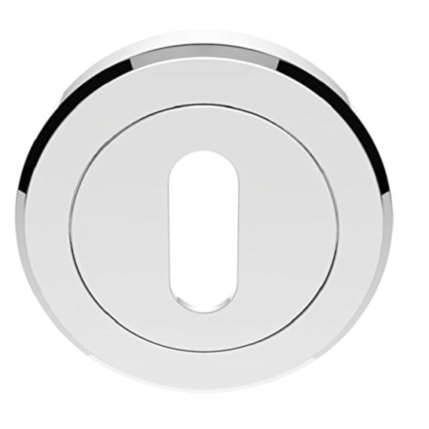 Carlisle Brass Polished Chrome Szm Lock Profile Escutcheon, Szm003cp