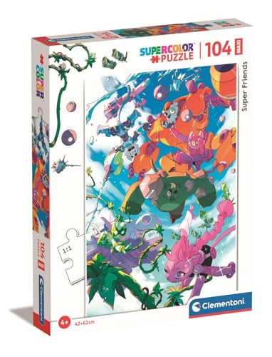 Clementoni Super Friends Maxi Puzzle 104 pièces - vue 2