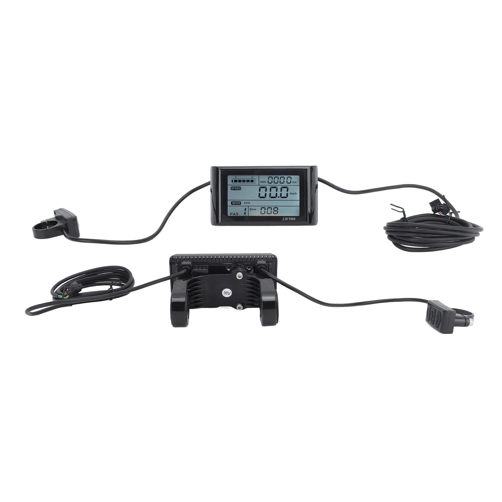 Écran LCD Pour Vélo électrique – Compatible 24V/36V/48V/60V – Étanche IP65 – Support 22,2 Mm – Affichage Vitesse, Batterie, Distance