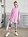 Arshiner Sweatshirts for Girls Fashion Pullover Tops Fall Sweaters & Hoodies 13-14Y Pink