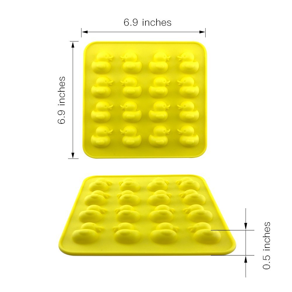 homEdge Duck and Pig Silicone Molds, Non-Stick Food Grade Silicone Molds for Chocolate, Candy, Jelly, Ice Cube - Image 6