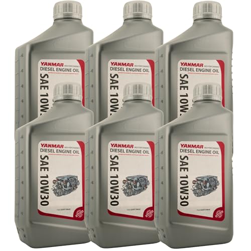 Aceite para Motor Diesel Yanmar SAE 10W30 Pack 6 Quartos